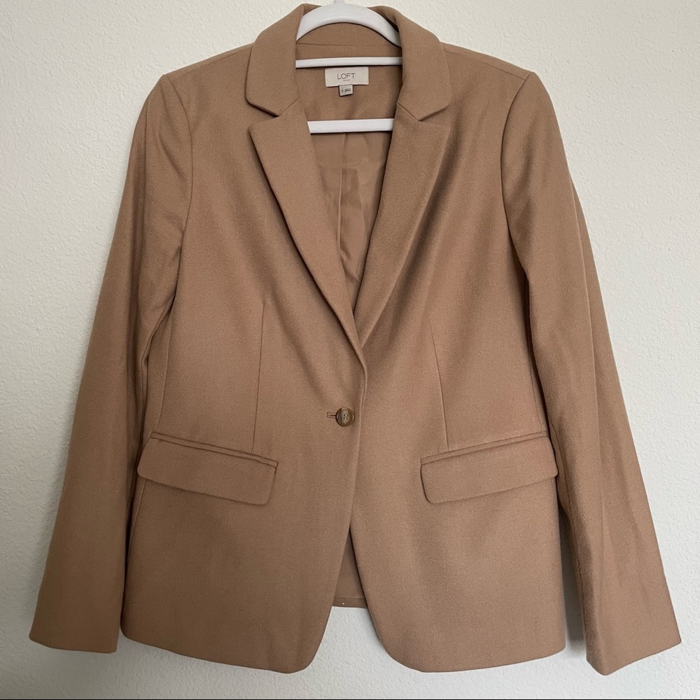 Loft Outlet Camel Blazer Size 8